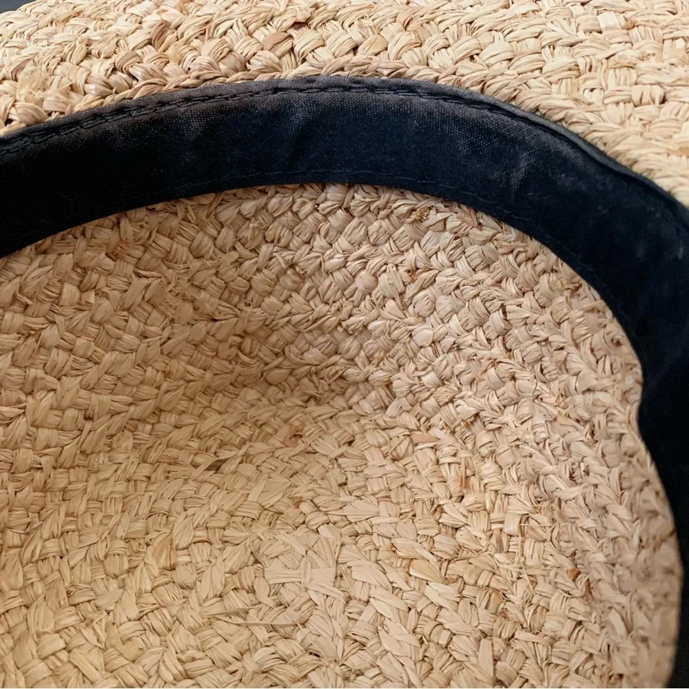 Natural fiber hat